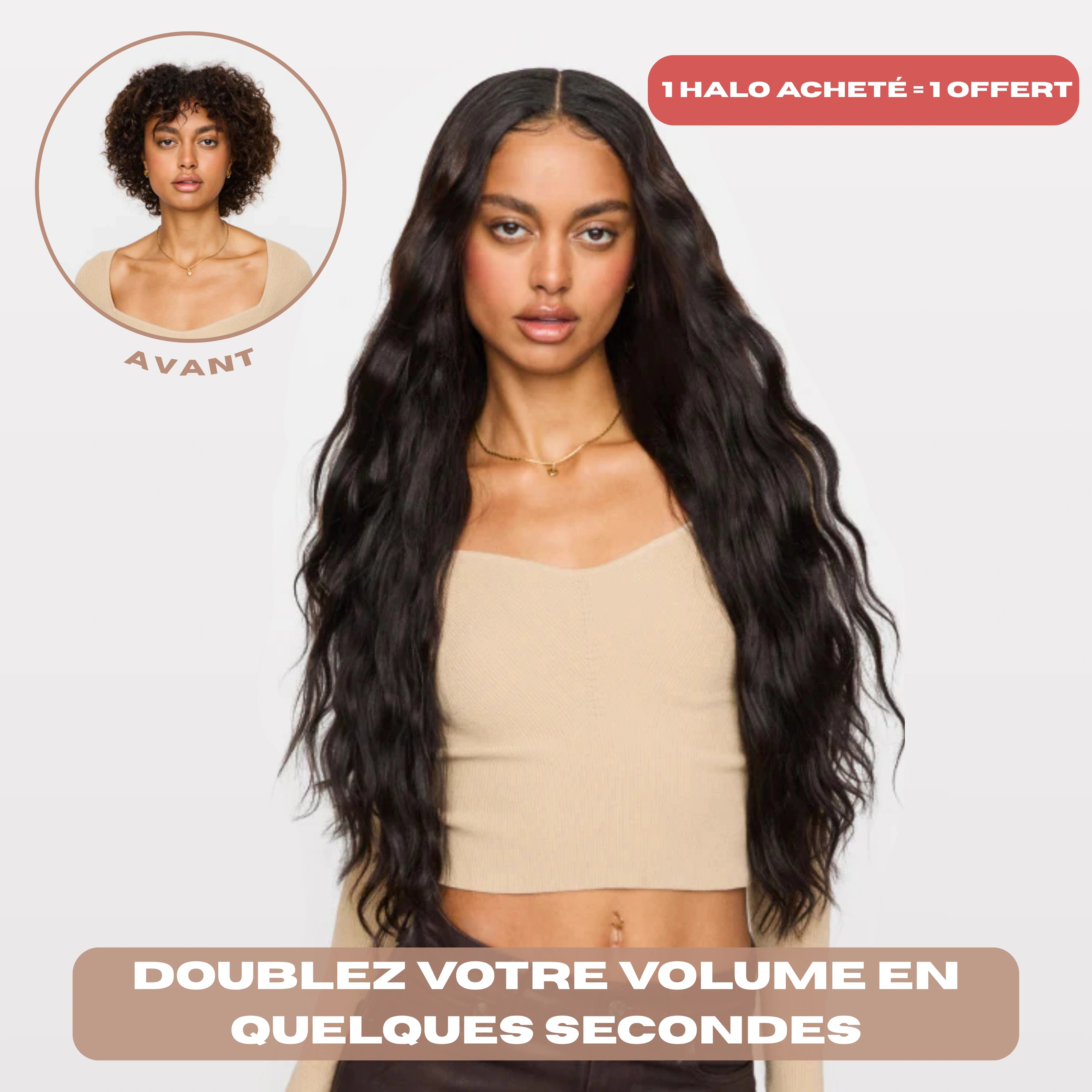 Halo Volume Instantané — Pose en 30s, invisible et léger