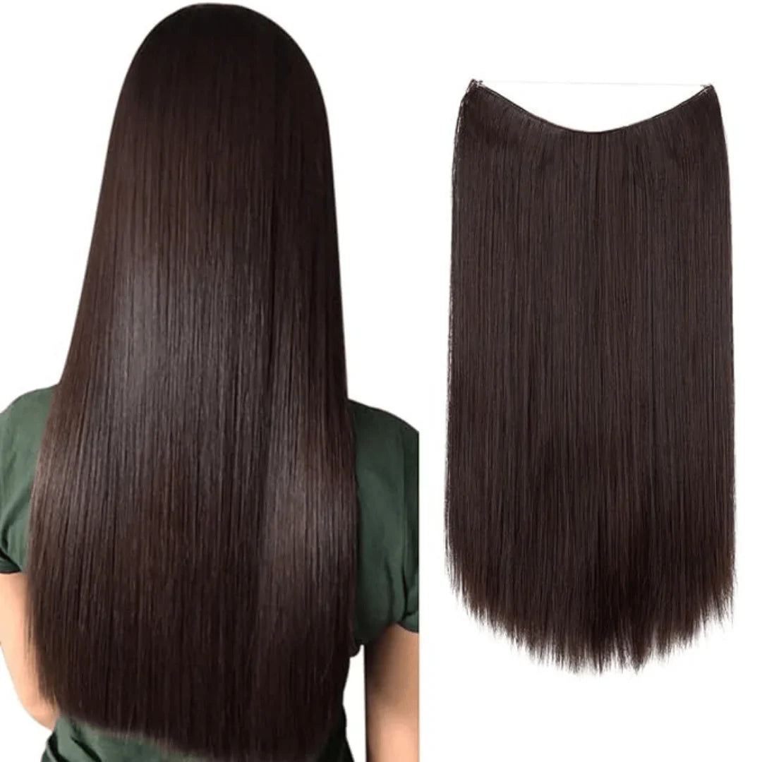 Brun Noisette Foncé Lisse (40cm)