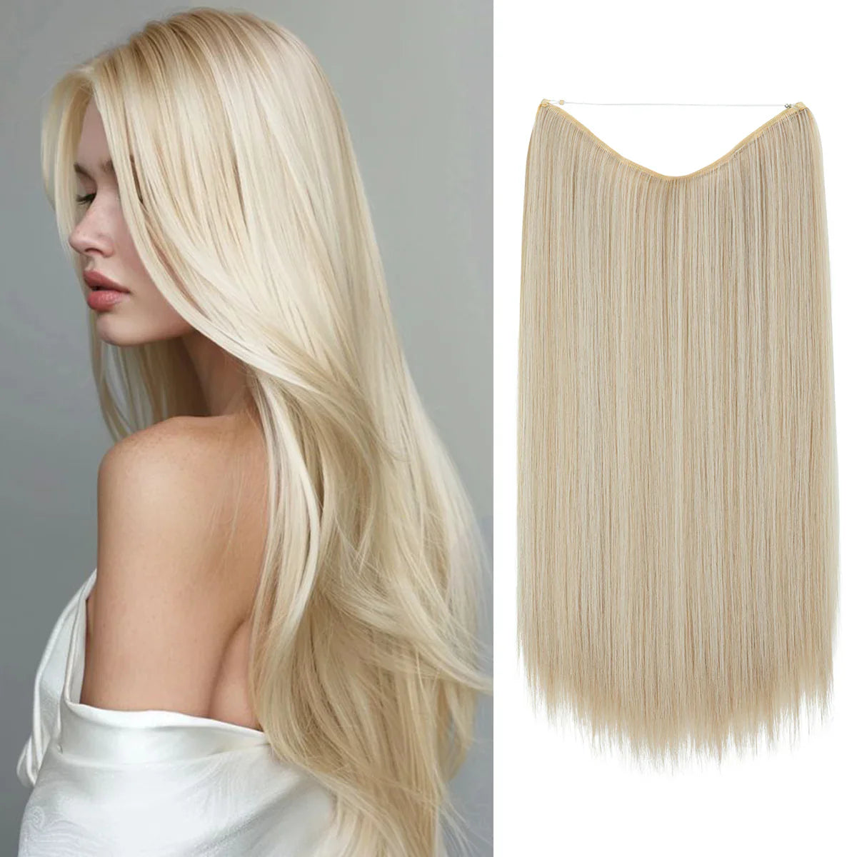 Blond Crème Lisse (55cm)