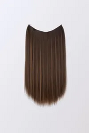 Brun Foncé Aux Reflets Blonds Lisse (55cm)