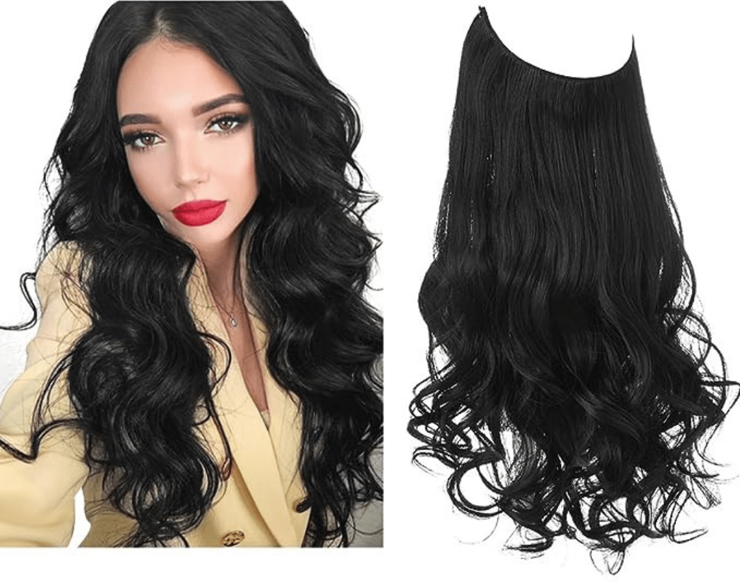 Jet Black Wavy (18 Inch)