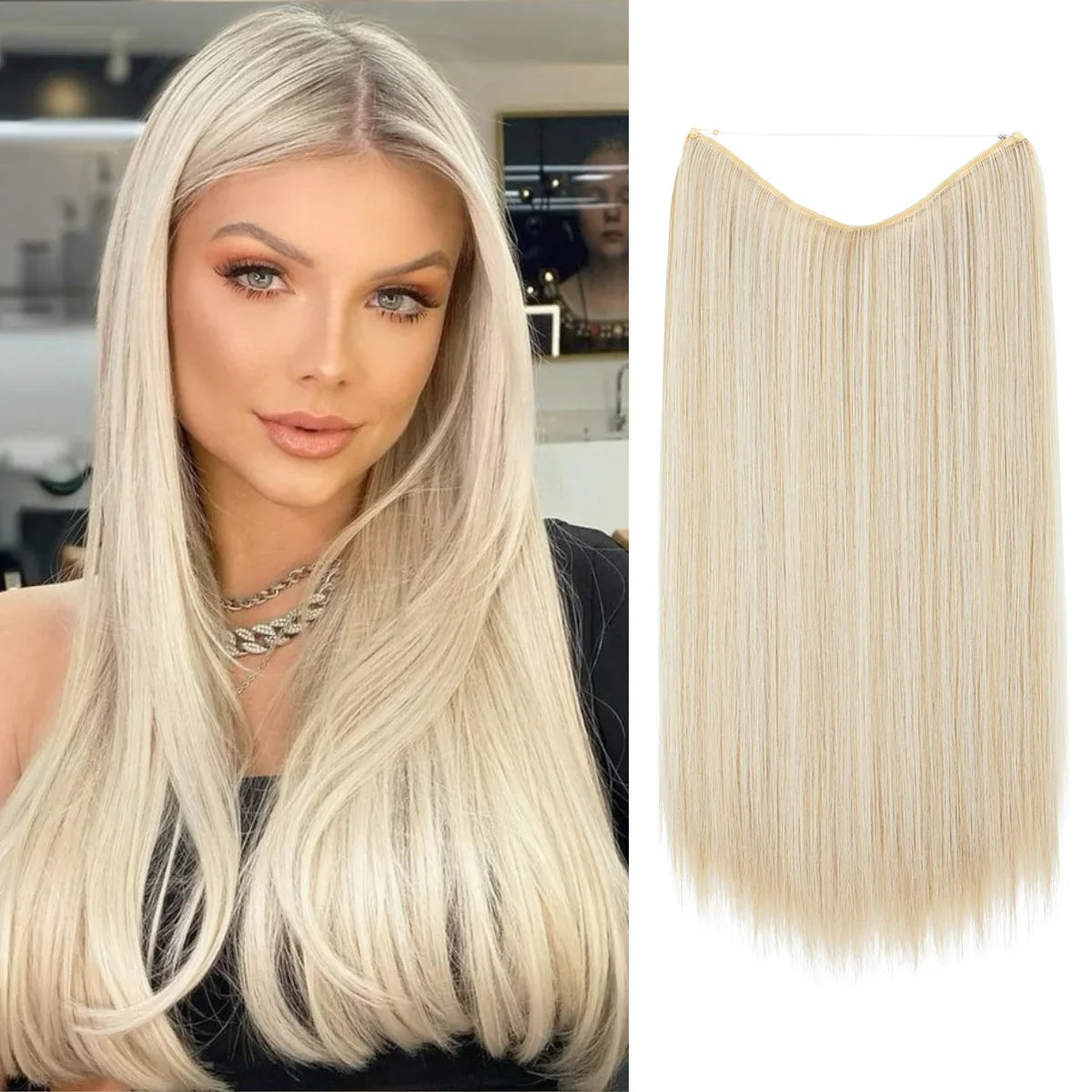 Blond Champagne Clair Lisse (35cm)