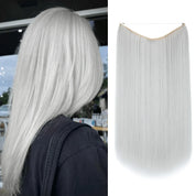 Gris Argenté Clair Lisse 55cm