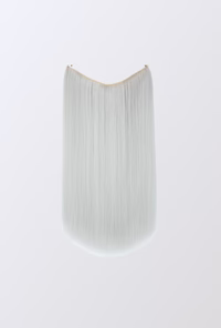 Gris Argenté Clair Lisse 55cm