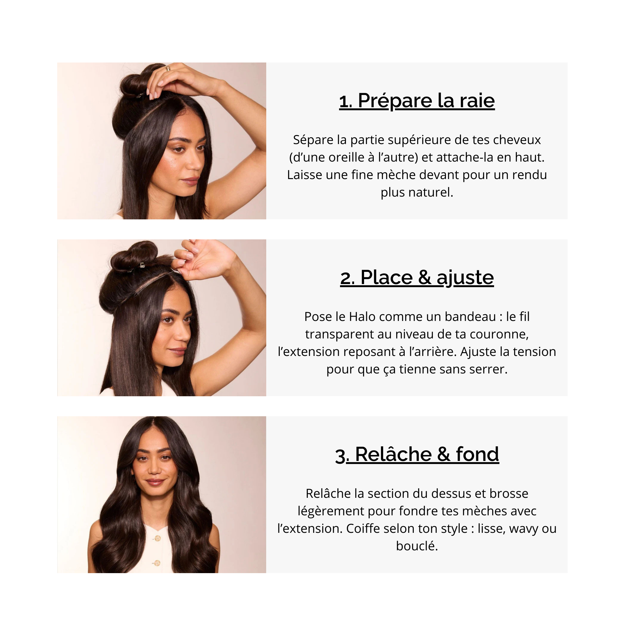 Halo Volume Instantané — Pose en 30s, invisible et léger