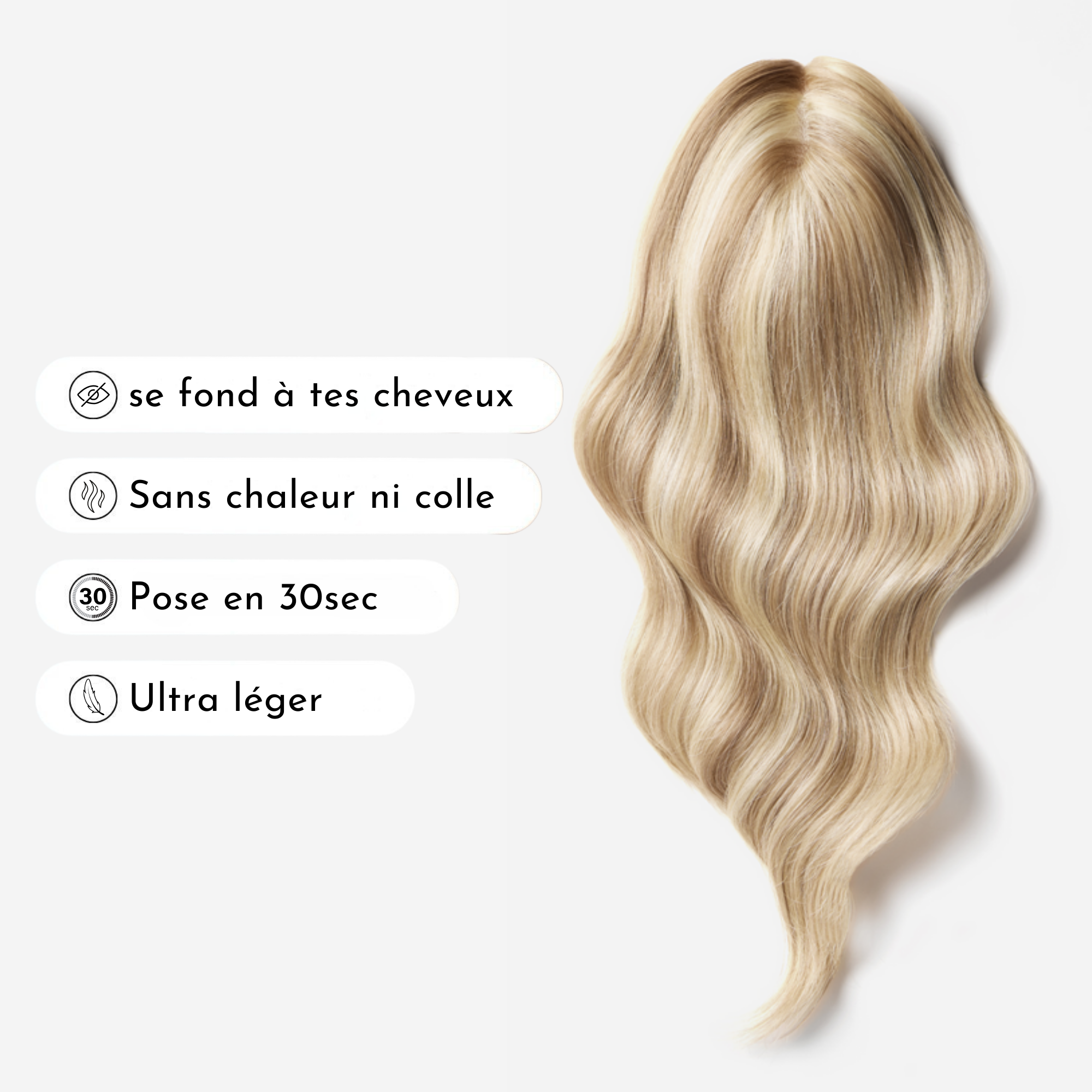 Halo Volume Instantané — Pose en 30s, invisible et léger